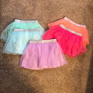 3/$15 Set of 5 Baby Girl Tutus
